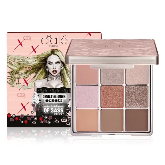 Ciate London x Christine Quinn Eye Shadow Palette- Bo$$ B*itch. Flare, Fiery - Picture 1 of 11